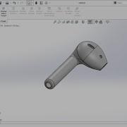 AIRPODS DESIGN USING SURFACE MODELING FUTURES IN SOLIDWORKS