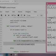 Dynamic Array Implementation In Python Part 5 Insertion At Given Index Position