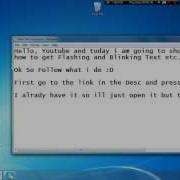 How To Get Flashing Text On Skype