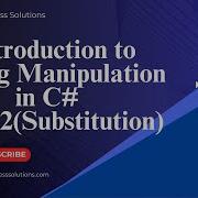 Introduction To String Manipulation In C PART 2 Substitution