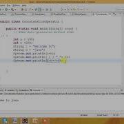 Concatenation Operator In Java Hindi Urdu