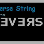 Reverse String In C