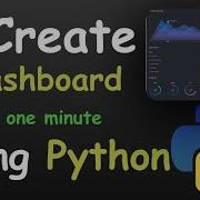 I Create Dashboard In One Minute Using Python Python For Beginners Python Coding Programming