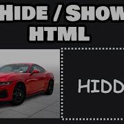 How To HIDE And SHOW HTML Using JavaScript