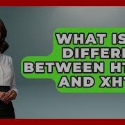 What Is The Difference Between HTML5 And XHTML Simple HTML Studio News