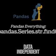 Pandas Find Pd Series Str Find