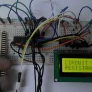 Flex Sensor Working With ATmega8 Microcontroller