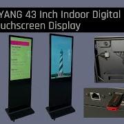 JIYANG 43 Inch Indoor Digital Signage Touchscreen Display