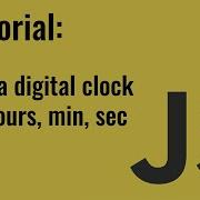 Javascript Tutorials For Beginners Date Object Project