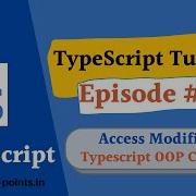 Access Modifiers With Typescript OOP Concept TypeScript Tutorial Learning Points