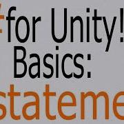 Unity C Tutorial Basics Simple If Statement