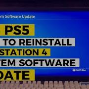 How To Reinstall System Software On PS4 PS5 Fast Method