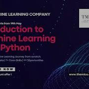 Introduction To Machine Learning With Python Live Program By TMLC