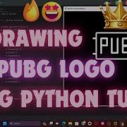 Drawing The PUBG Logo With Python Turtle Step By Step Tutorial Python Turtle