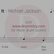 Michael Jackson Beat It Drum Score
