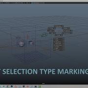 Object Type Selection Marking Menu Maya Script