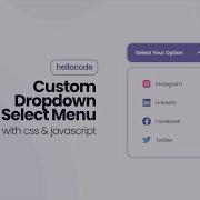 Tutorial Custom Dropdown Select Menu Dengan HTML CSS Javascript