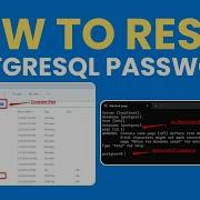 How To Reset PostgreSQL Password Without Losing Data 2025 PostgreSQL Forgot Password Solution