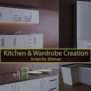 Kitchen Wardrobe Creation 3Dsmax Script