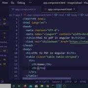 Angular 9 Convert HTML To PDF Using Html2pdf Js Library Full Project 2020