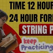 Time 12 Hour To 24 Hour Format String Java Program Important Java Program ISC Computer Science