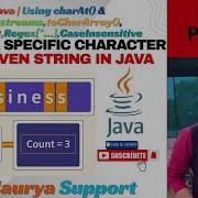 Count SpecificCharacter In Java Using CharAt Stream ToCharArray Replace Regex CaseInsensitive