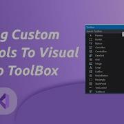 Добавление пользовательских элементов управления в панель инструментов Visual Studio
