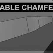 Variable Chamfers In Plasticity