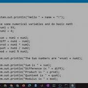 Intro To Java Video 3 Integers And Basic Math