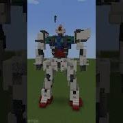 Mecha Gundam Robot Build Minecraft