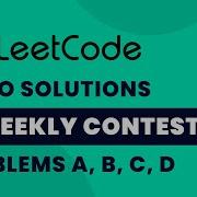 Еженедельный конкурс Leetcode 171 Видеорешения от A до D от Суврата TLE Eliminators