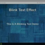 Blinking Text Using Css Html Code For Flashing Text