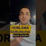 Horlama Sorununa Basit çözüm