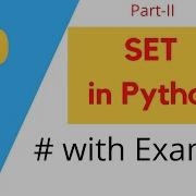 Sets Set Methods And Operations To Solve Common Problems Part II Python Tutorial 10