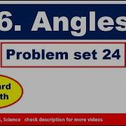 Class 5th Math Chapter 6 Angles Problem Set 24 With Explanation Class 5th Math Problem Set 24