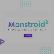 Monstroid 2 Thème WordPress Avec Constructeur Modulaire Elementor