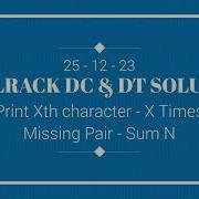 25 12 SKILLRACK DAILY CHALLENGE AND DAILY TEST SOLUTION Python
