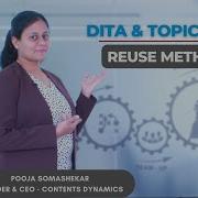 DITA Topic Reuse Methods Contents Dynamics Technical Writing Tutorial