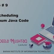 SJF Scheduling Algorithm Java Code