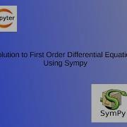 Solution To A First Order Differential Equation Using Sympy