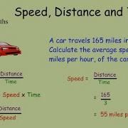 Speed Distance Time Corbettmaths