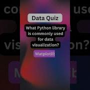 Quick Quiz What Library To Use Python