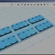 123D Design Lego Ice Cube Mold