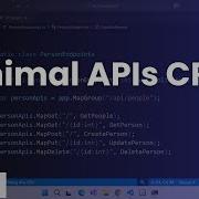 CRUD в Minimal APIs с использованием NET 9 EF Core и SQLite