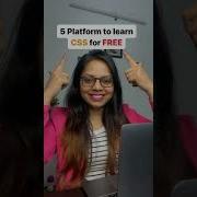 5 Platform To Learn CSS For FREE Shorts Viral Htmlcss