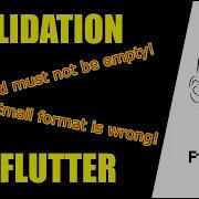 Validate Form In Flutter