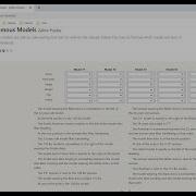Famous Models Zebra Puzzle Walkthrough