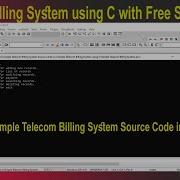 Telecom Billing System Project In C With Source Code C Language Projects With Source Code