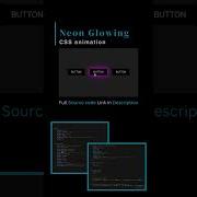 Create 3 Stunning Neon Effect Buttons With HTML CSS And JavaScript