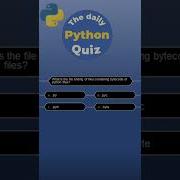 The Daily Python Quiz Bytecode Files Python Quiz Programming Pythonquiz